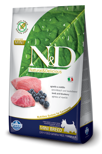 N&D GF DOG Adult Mini Lamb & Blueberry 2,5kg